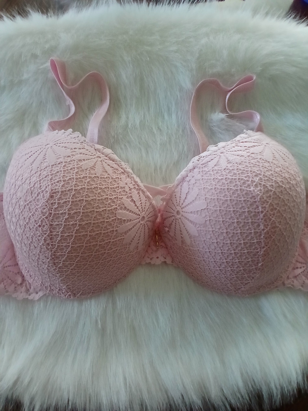 Juicy Couture Pink Lace Push-Up Bra